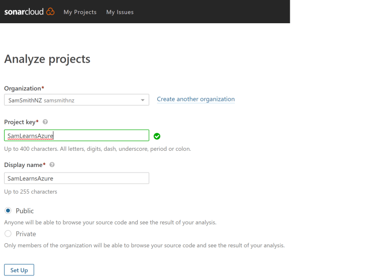 Code Analysis with SonarCloud – Sam Learns Azure