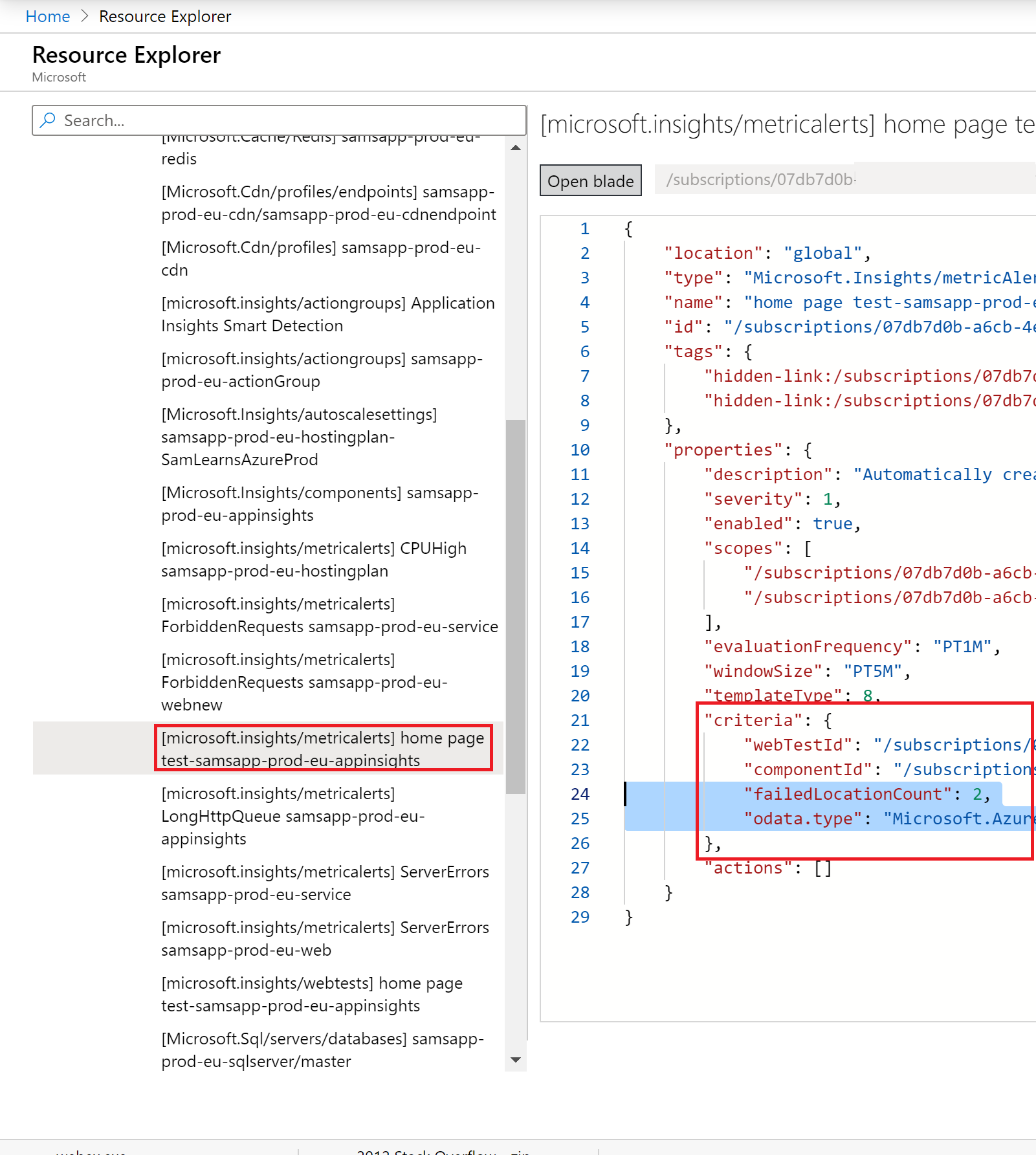 Availability Tests – Sam Learns Azure